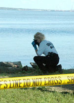 CSI crime scene photographer