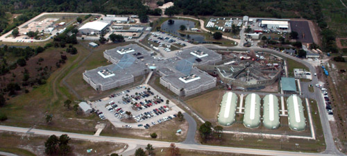 jail complex aerial view