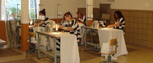 jail inmate sewing program