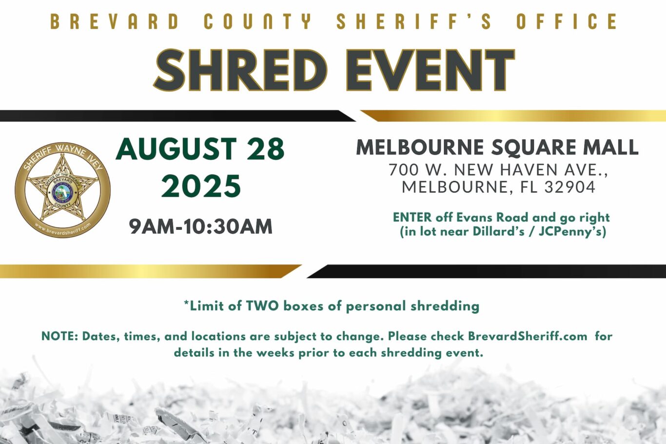 2025 Shred Events