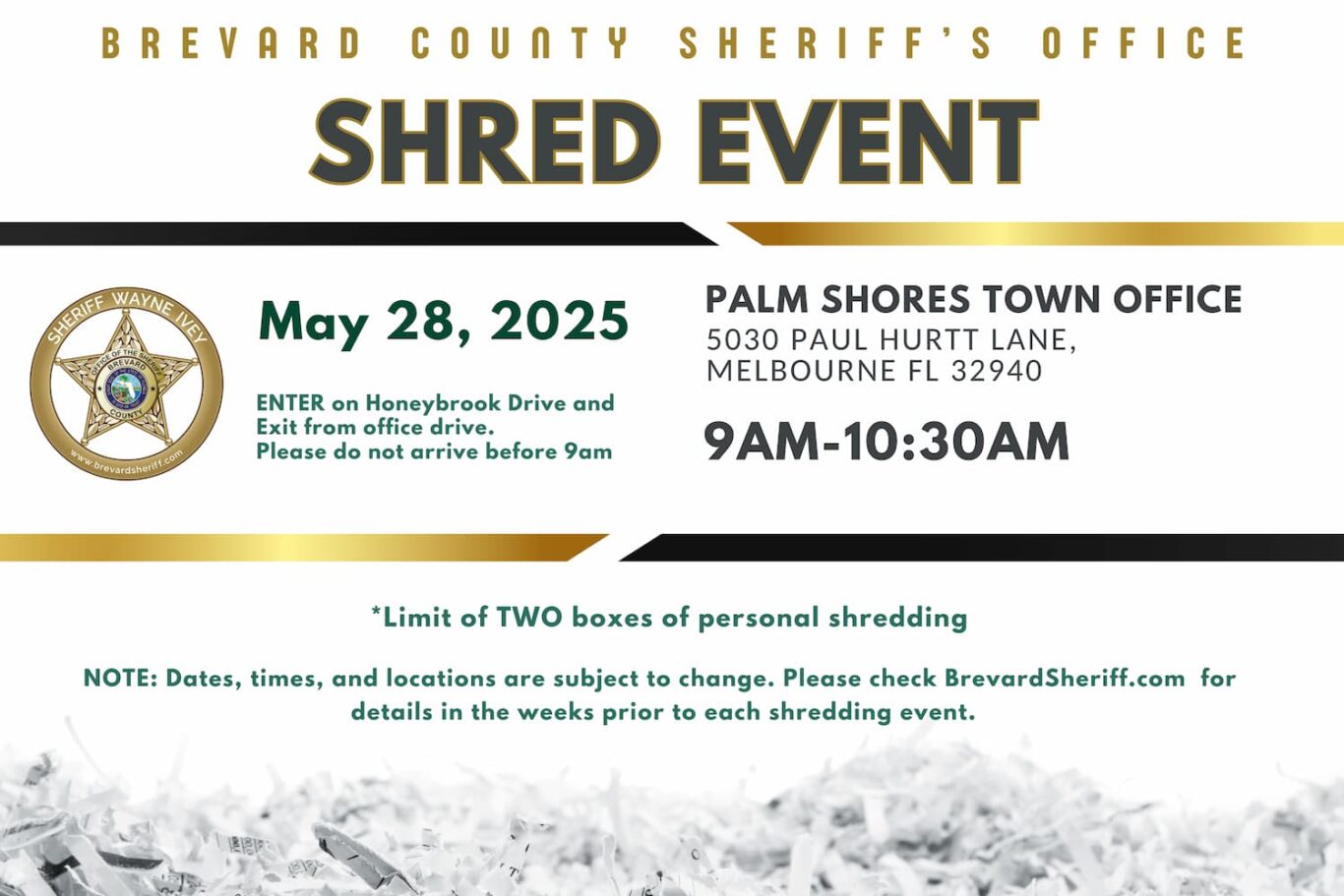 2025 Shred Events