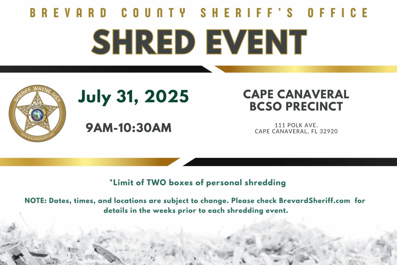 shred website